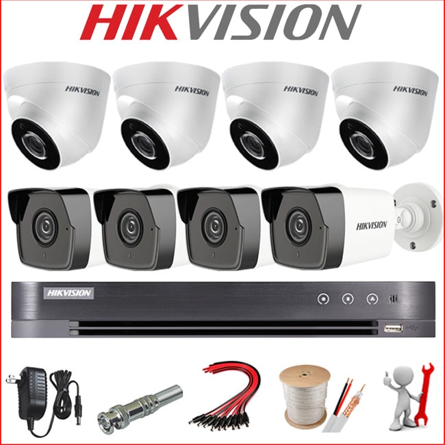lắp đặt trọn bộ camera hikvision siêu nét super hd 5mp