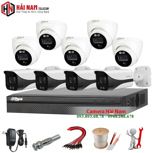 Tron Bo 9 Mat Camera Dahua IP 4MP 2K Sieu Net